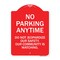 Signmission No Parking Anytime Do Not Jeopardize Our Safety. Our Community Is Watching, A-DES-RW-1824-23765 A-DES-RW-1824-23765 - alternate 1